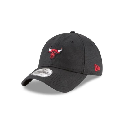 Chicago Bulls Gorra | New Era NBA Waxed Canvas 9twenty Adjustable Cap Mexico - Negros